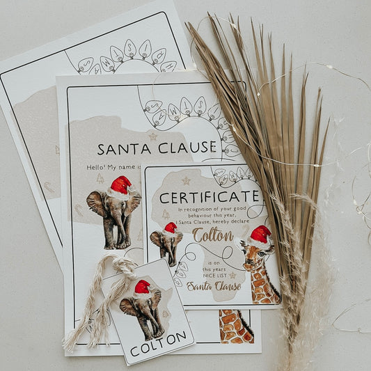 WILD ON CHRISTMAS | PERSONALISED LETTER SET